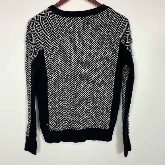 Lululemon Yogi Crew Merino Wool Patterned Sweater Size 4 - Picture 7 of 10